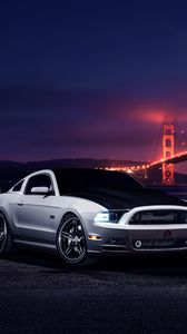 Preview wallpaper ford, mustang, aristo, night, cars