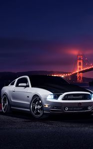 Preview wallpaper ford, mustang, aristo, night, cars