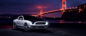 Preview wallpaper ford, mustang, aristo, night, cars