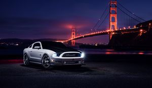 Preview wallpaper ford, mustang, aristo, night, cars