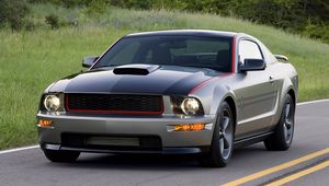 Preview wallpaper ford, mustang, auto, street, traffic