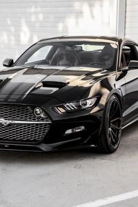 Preview wallpaper ford, mustang, black