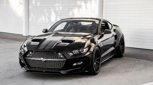 Preview wallpaper ford, mustang, black