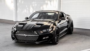 Preview wallpaper ford, mustang, black