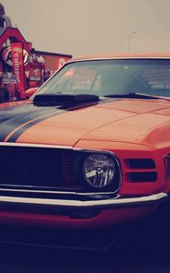 Preview wallpaper ford mustang, boss 302, auto, red