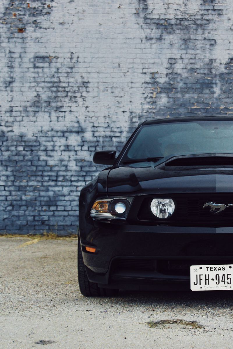 HD wallpaper black Ford Mustang coupe old tsar oldschool car cloud   sky  Wallpaper Flare