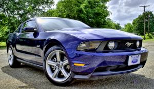 Preview wallpaper ford mustang, car, hdr