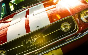 Preview wallpaper ford mustang, fastback, 1967, bumper