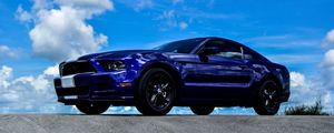 Preview wallpaper ford mustang, ford, side view