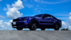 Preview wallpaper ford mustang, ford, side view