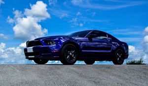 Preview wallpaper ford mustang, ford, side view