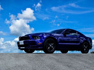 Preview wallpaper ford mustang, ford, side view