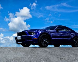 Preview wallpaper ford mustang, ford, side view