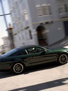 Preview wallpaper ford, mustang, green