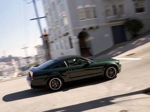 Preview wallpaper ford, mustang, green