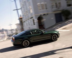 Preview wallpaper ford, mustang, green