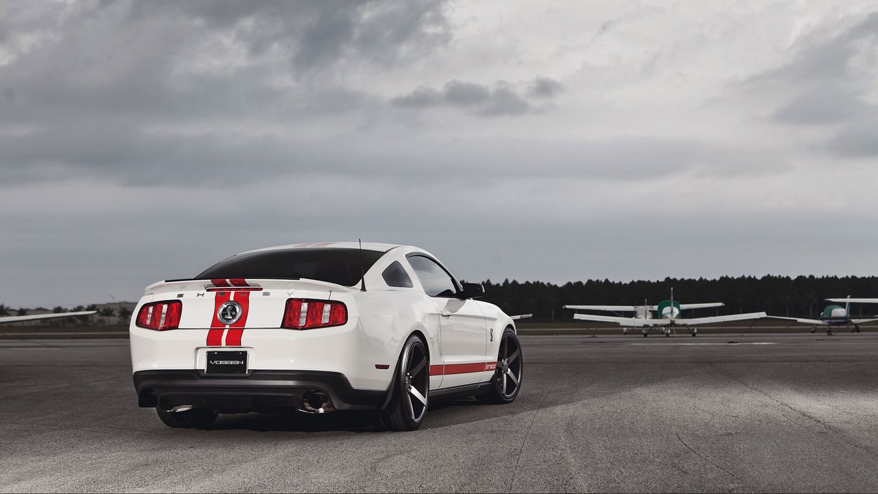 Wallpaper ford mustang, gt500, shelby, muscle car, ford