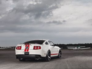 Preview wallpaper ford mustang, gt500, shelby, muscle car, ford