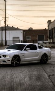 Preview wallpaper ford, mustang, gt, side view