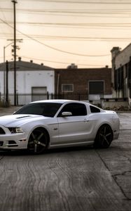 Preview wallpaper ford, mustang, gt, side view