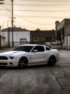 Preview wallpaper ford, mustang, gt, side view