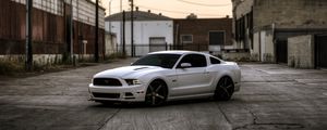 Preview wallpaper ford, mustang, gt, side view