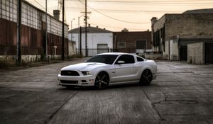 Preview wallpaper ford, mustang, gt, side view