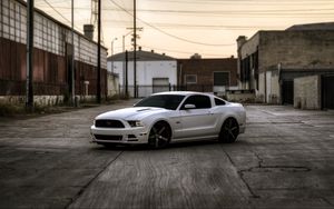 Preview wallpaper ford, mustang, gt, side view