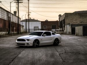 Preview wallpaper ford, mustang, gt, side view