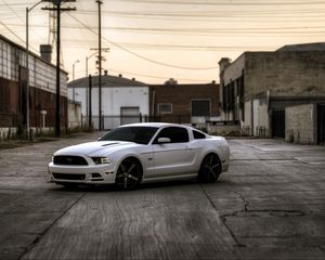 Preview wallpaper ford, mustang, gt, side view