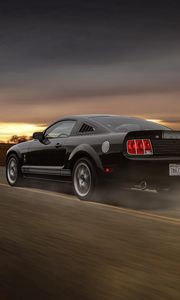 Preview wallpaper ford, mustang, gt 350, road, movement