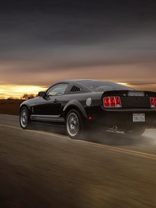 Preview wallpaper ford, mustang, gt 350, road, movement