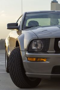 Preview wallpaper ford mustang gt, ford, headlight, front view
