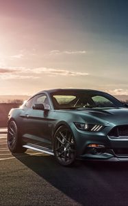 Preview wallpaper ford mustang gt, ford, side view, sports car