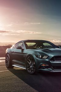 Preview wallpaper ford mustang gt, ford, side view, sports car