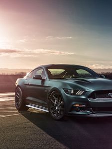 Preview wallpaper ford mustang gt, ford, side view, sports car