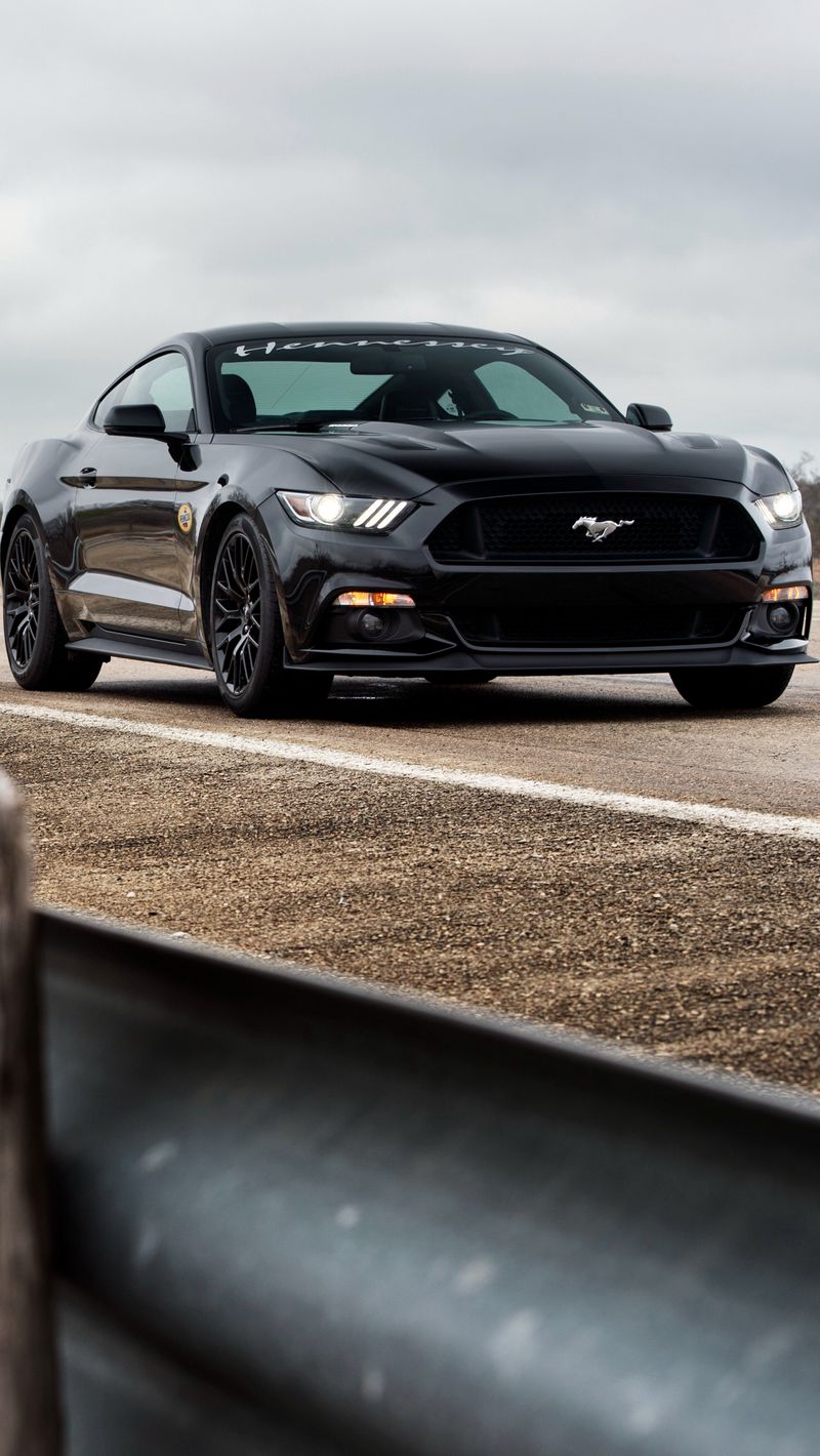 800x1420 Wallpaper ford, mustang, gt, hpe700, hennessey