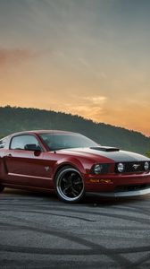 Preview wallpaper ford mustang, gt, side view