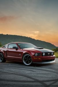 Preview wallpaper ford mustang, gt, side view