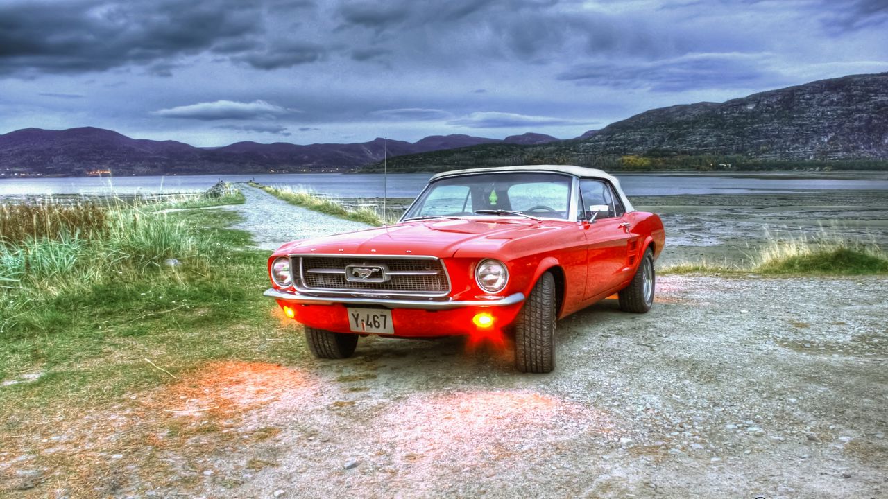 Wallpaper ford, mustang, hdr