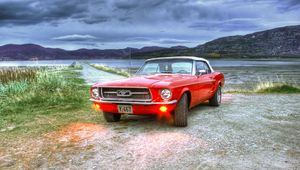 Preview wallpaper ford, mustang, hdr