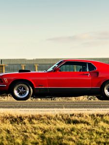 Preview wallpaper ford mustang, mach 1, muscle car