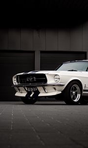 Preview wallpaper ford mustang, mustang, car, white