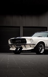 Preview wallpaper ford mustang, mustang, car, white