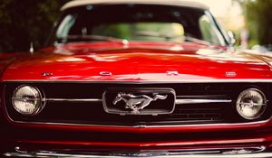 Preview wallpaper ford mustang, redder, auto