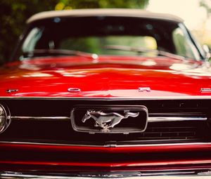 Preview wallpaper ford mustang, redder, auto