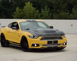 Preview wallpaper ford mustang, shelby, gt, side view