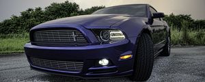 Preview wallpaper ford mustang v6, ford mustang, sports car, wheel, tires