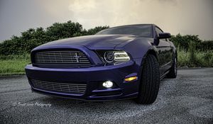Preview wallpaper ford mustang v6, ford mustang, sports car, wheel, tires