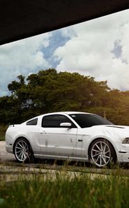 Preview wallpaper ford, mustang, vossen, wheels, cvt